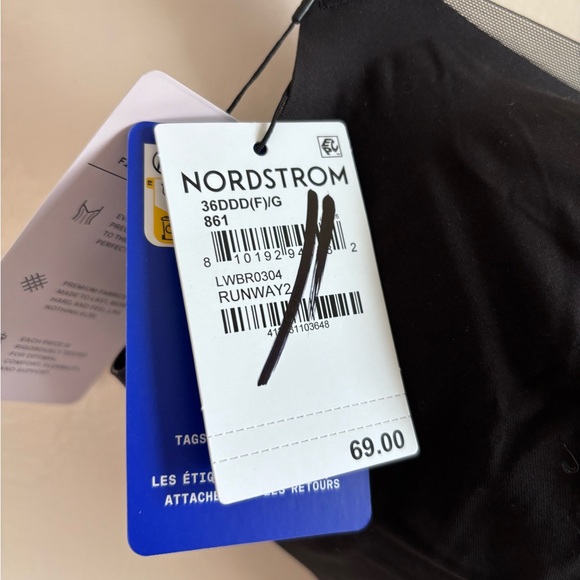 Honeylove NWT Black Seamless Support Bra with Mesh 36DDD - Picture 4 of 5